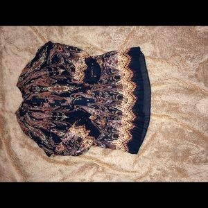 print long sleeve top